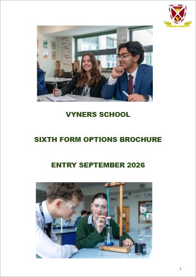 Sixth Form Options Brochure - Click to download